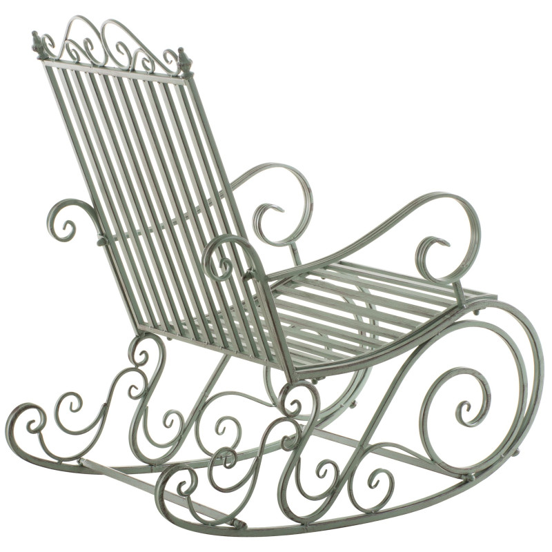 Sedia a dondolo Smilla verde antico